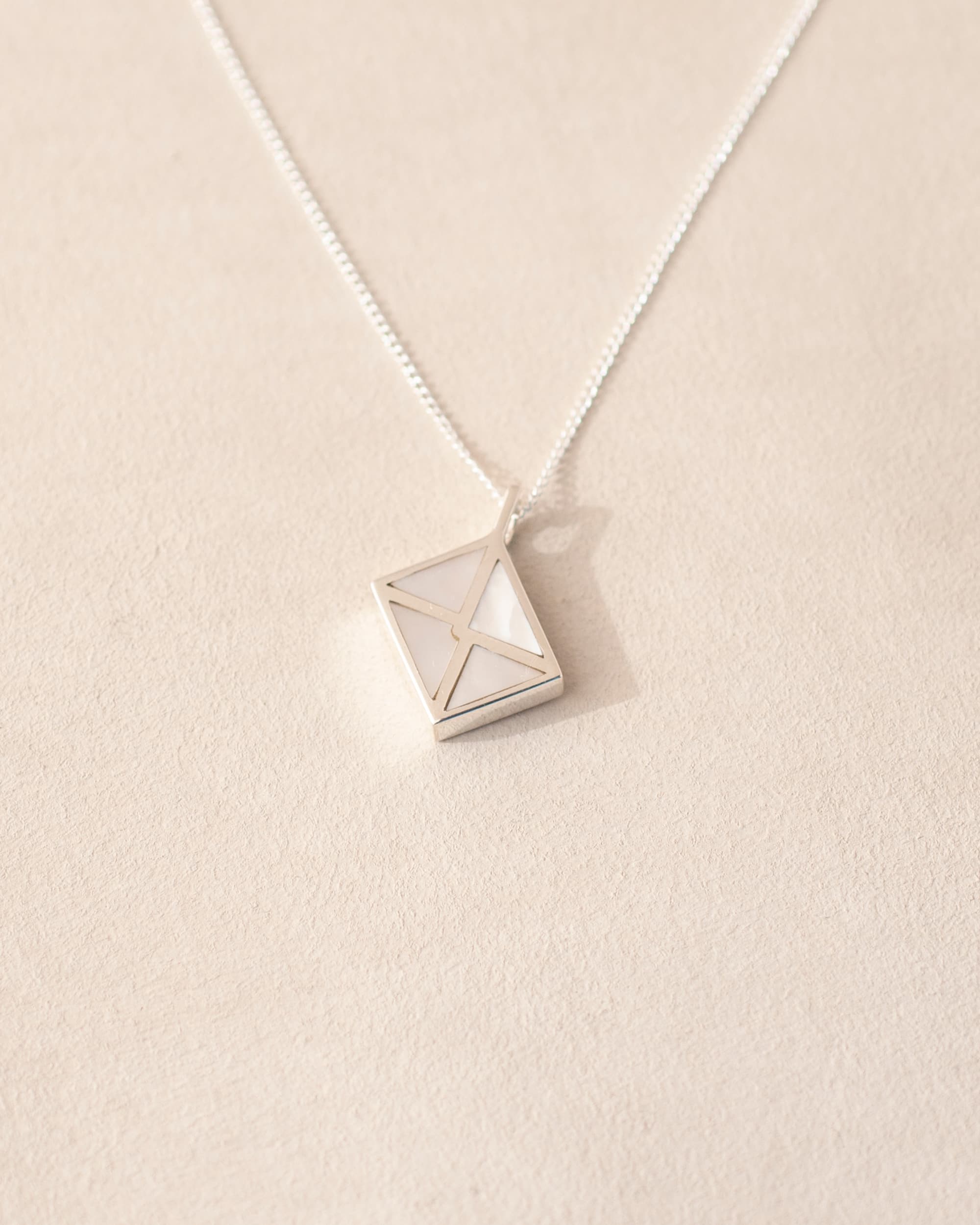 Envelope Charm - Silver