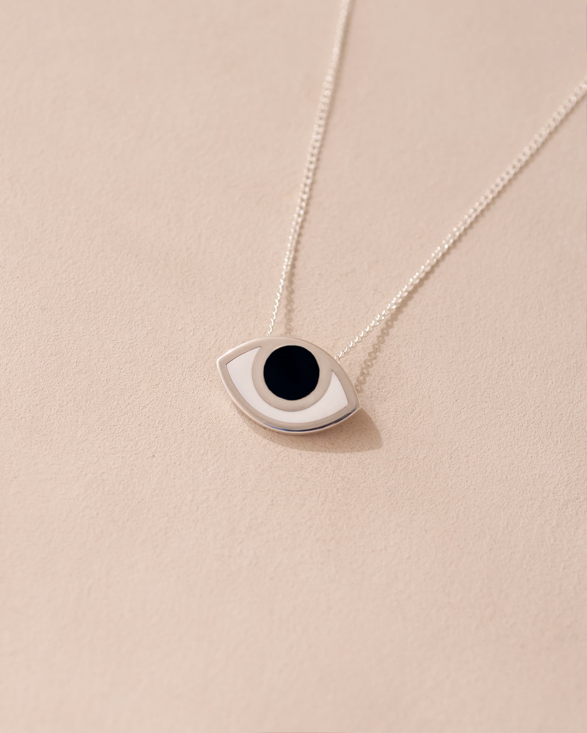 Third Eye pendant - Onyx - Silver