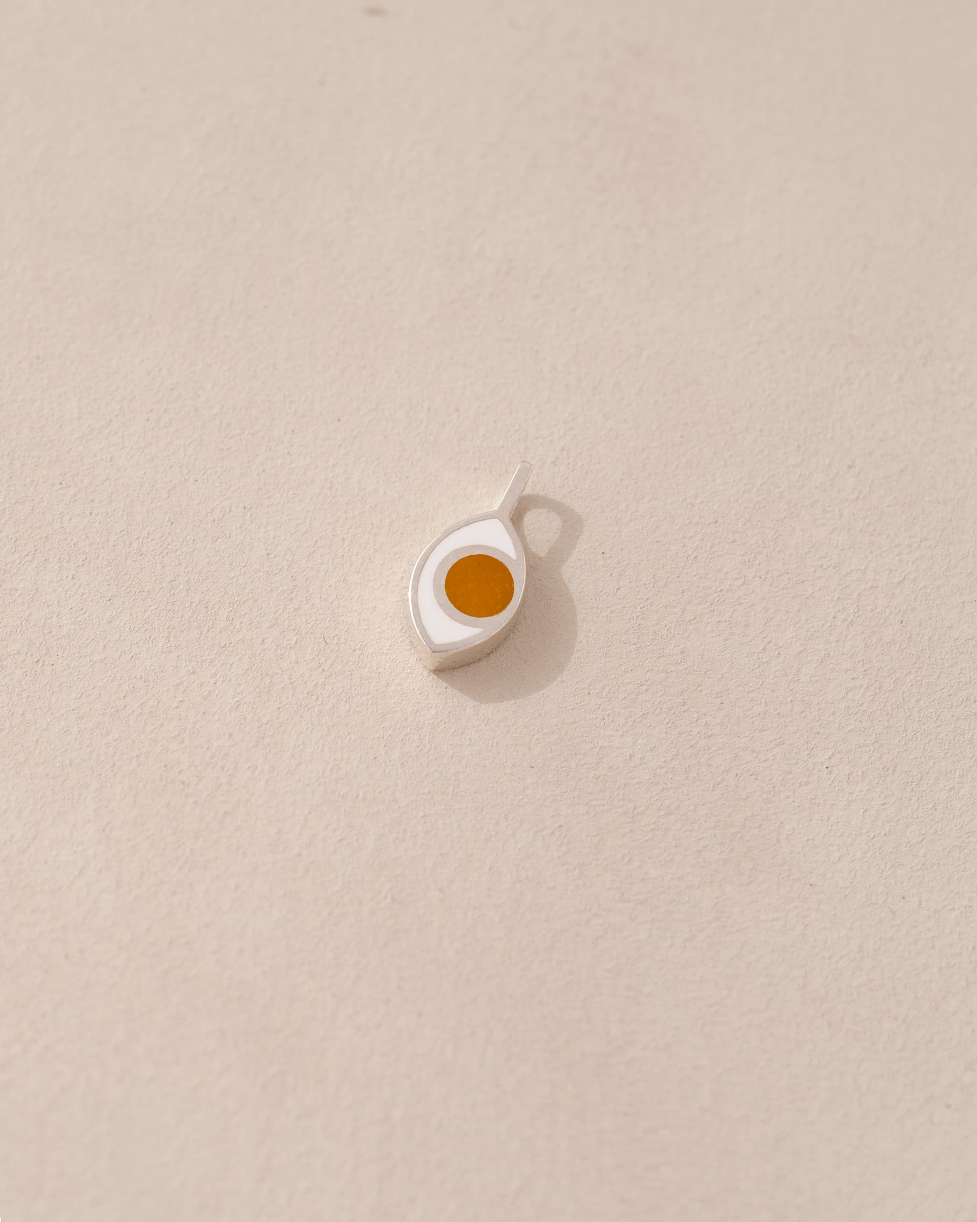 Third Eye charm - Mookaite - Silver