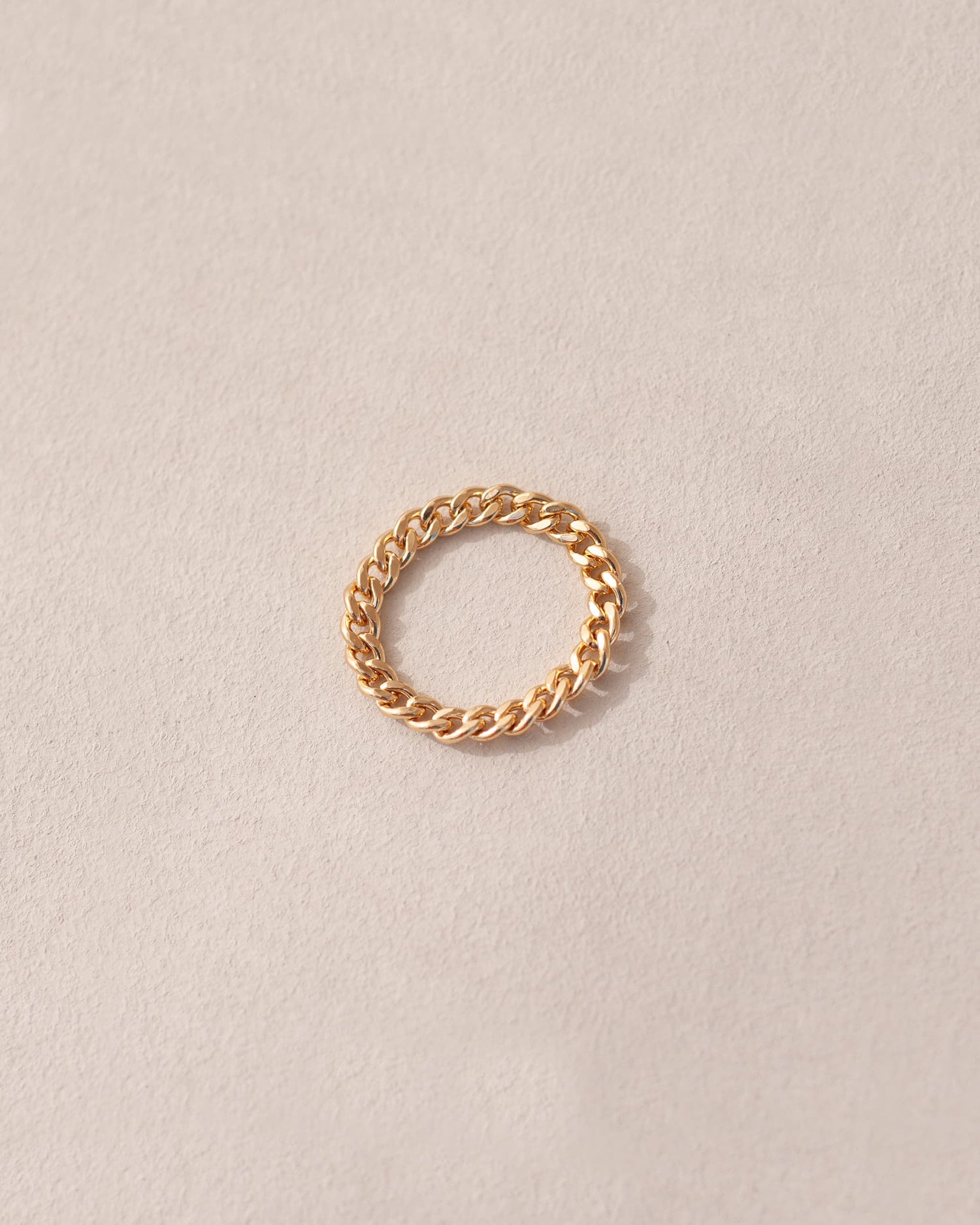 gold chain ring