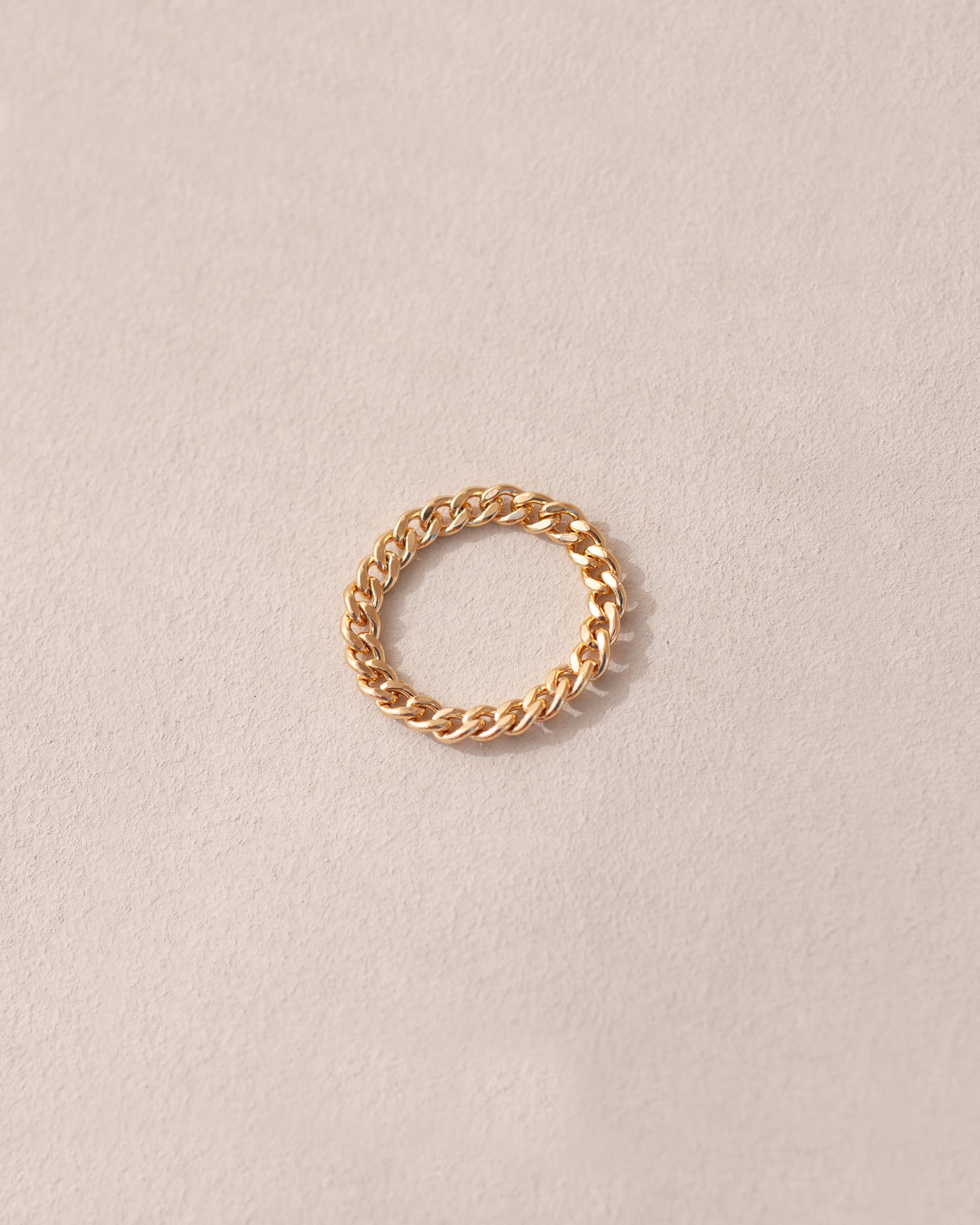Curve Chain Ring - Vermeil