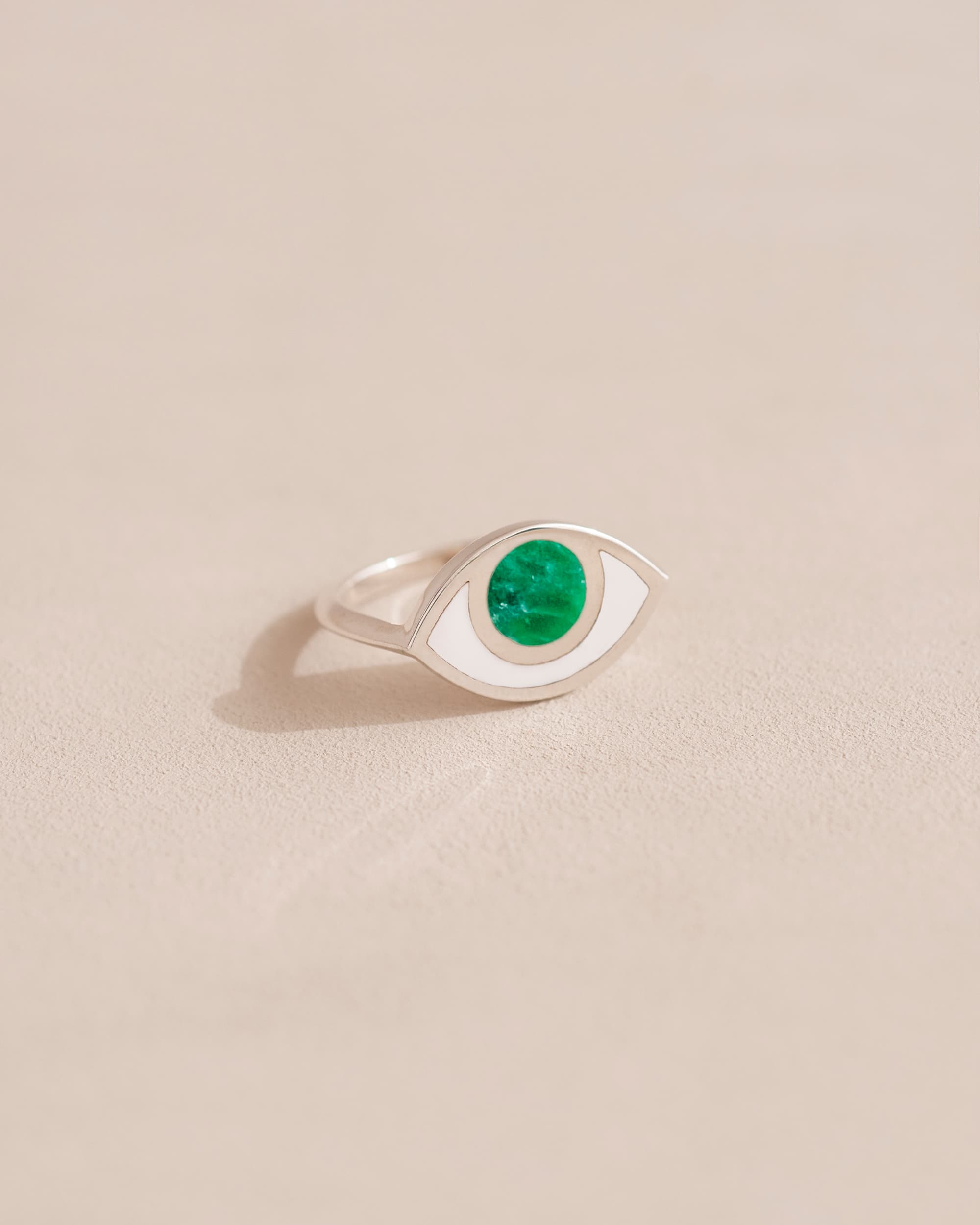 Third Eye ring - Variscite - Silver