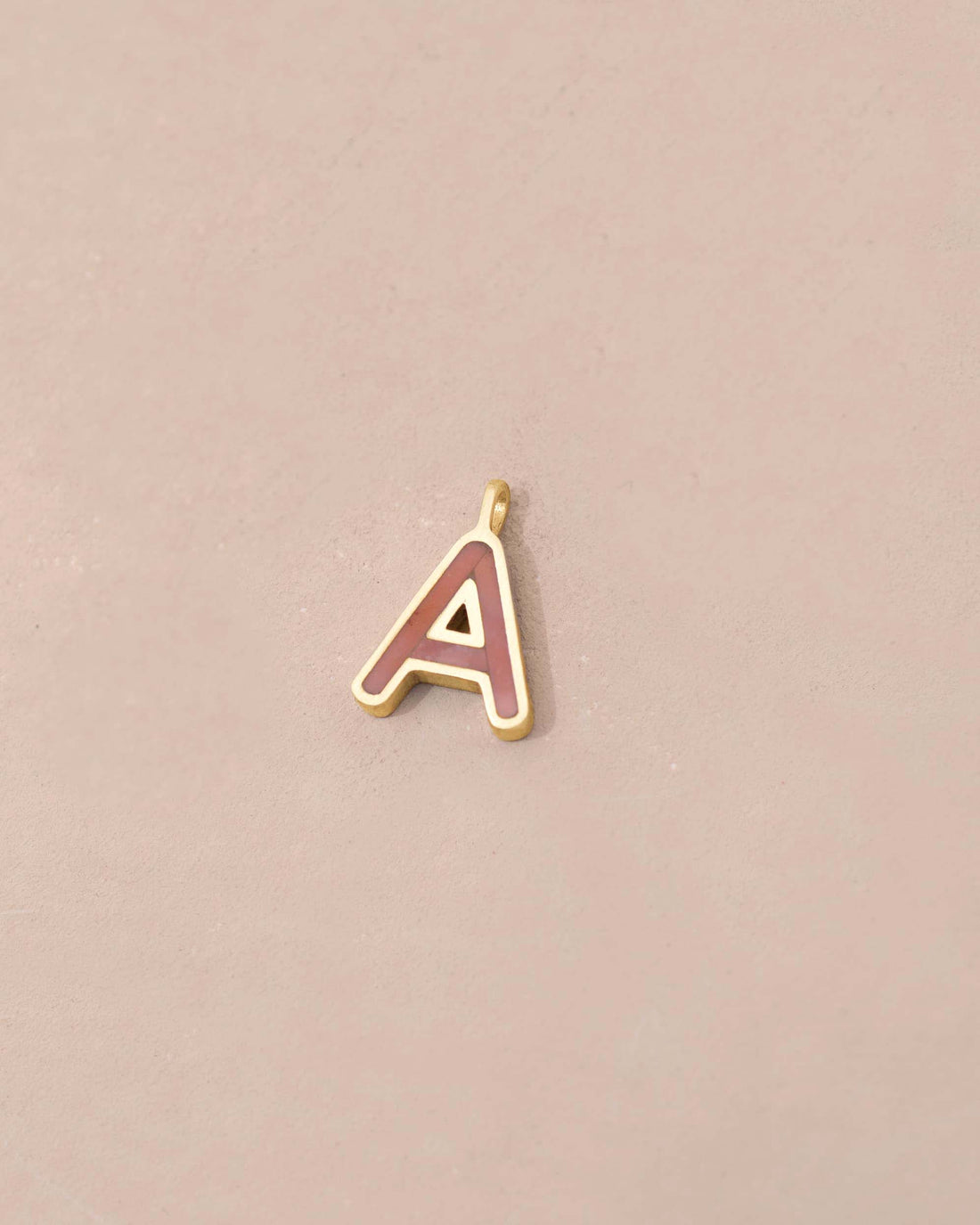 Gold and red letter &