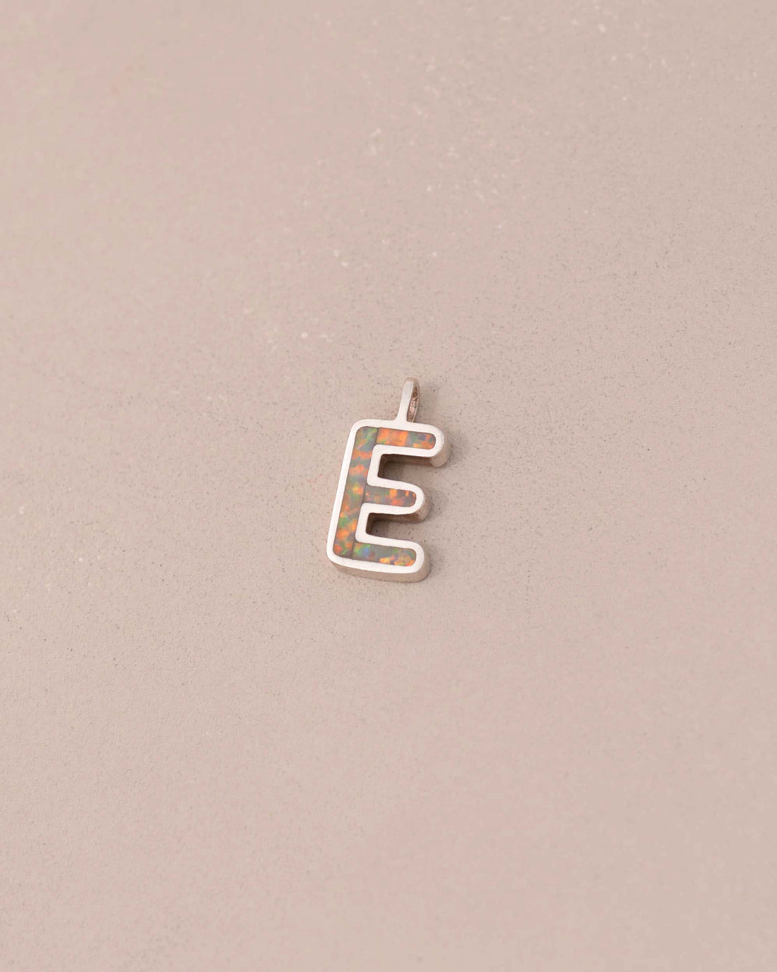 Letter Charm - Jelly Opal - Silver