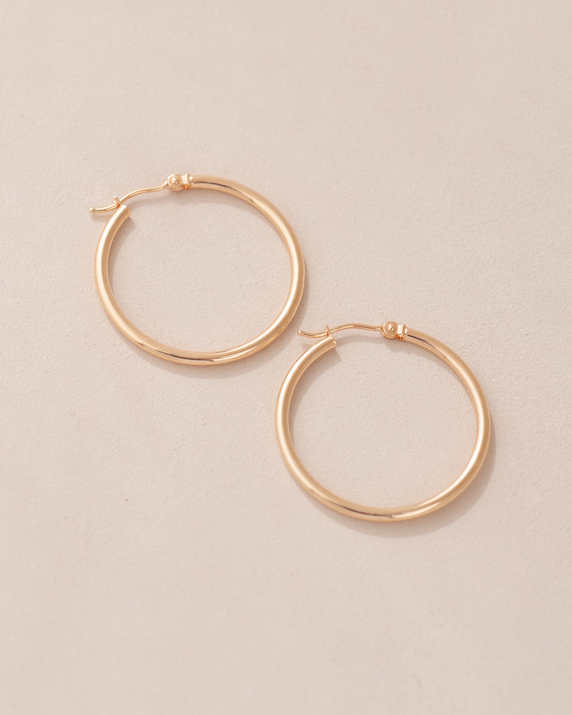 Everyday Hoops - 14K Yellow gold