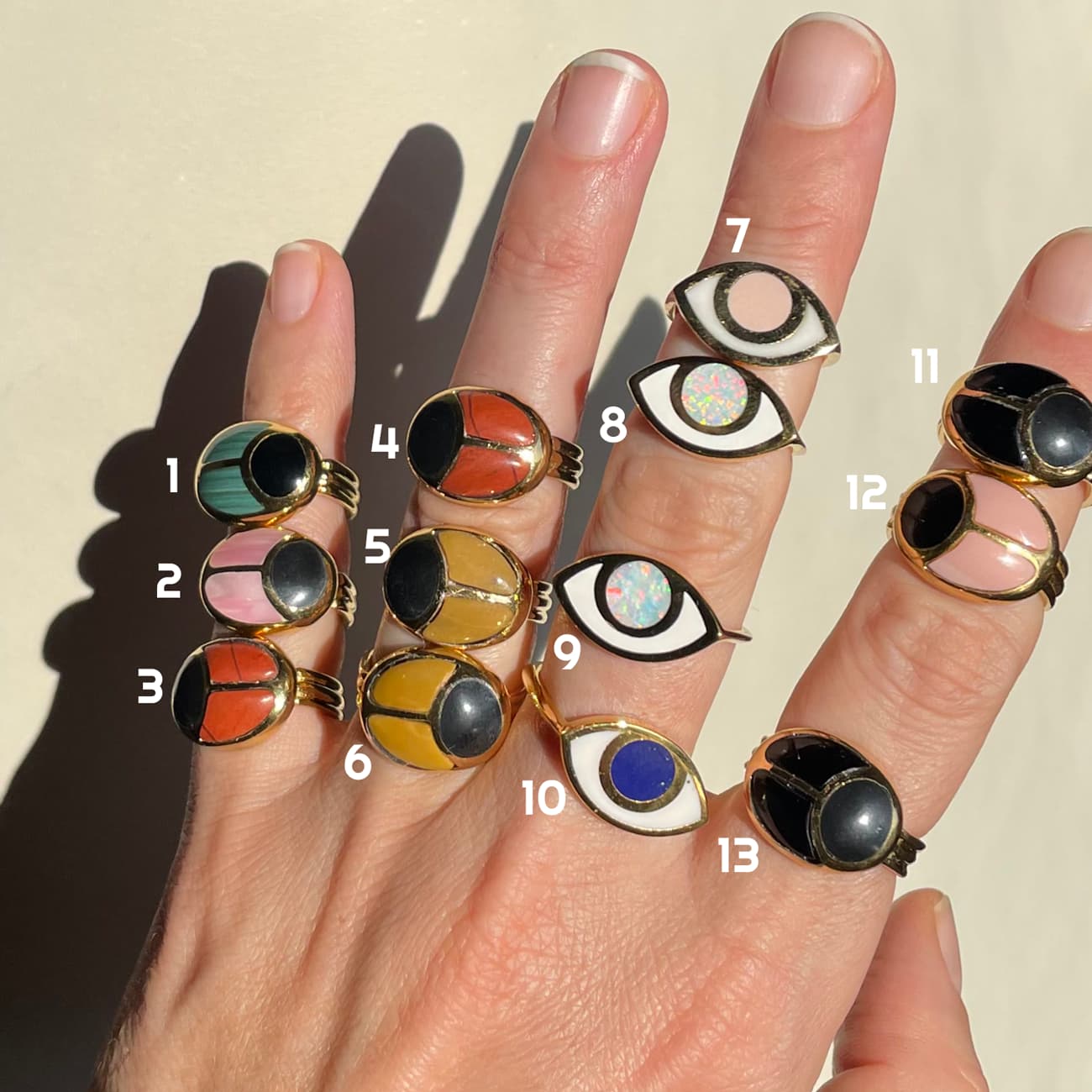 Sample Sale - Vermeil Rings