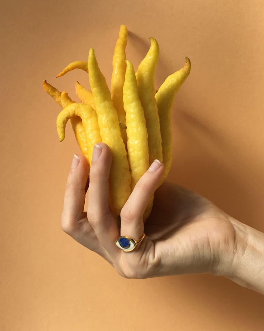 Third Eye ring - Lapis Lazuli - Vermeil