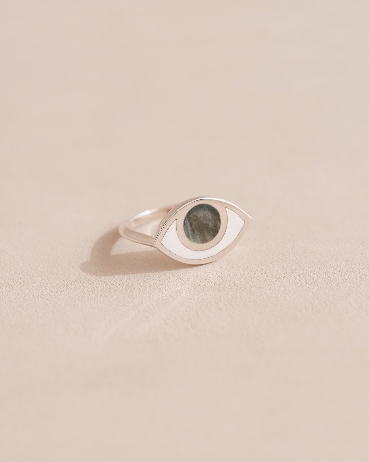Third Eye ring - Labradorite - Silver