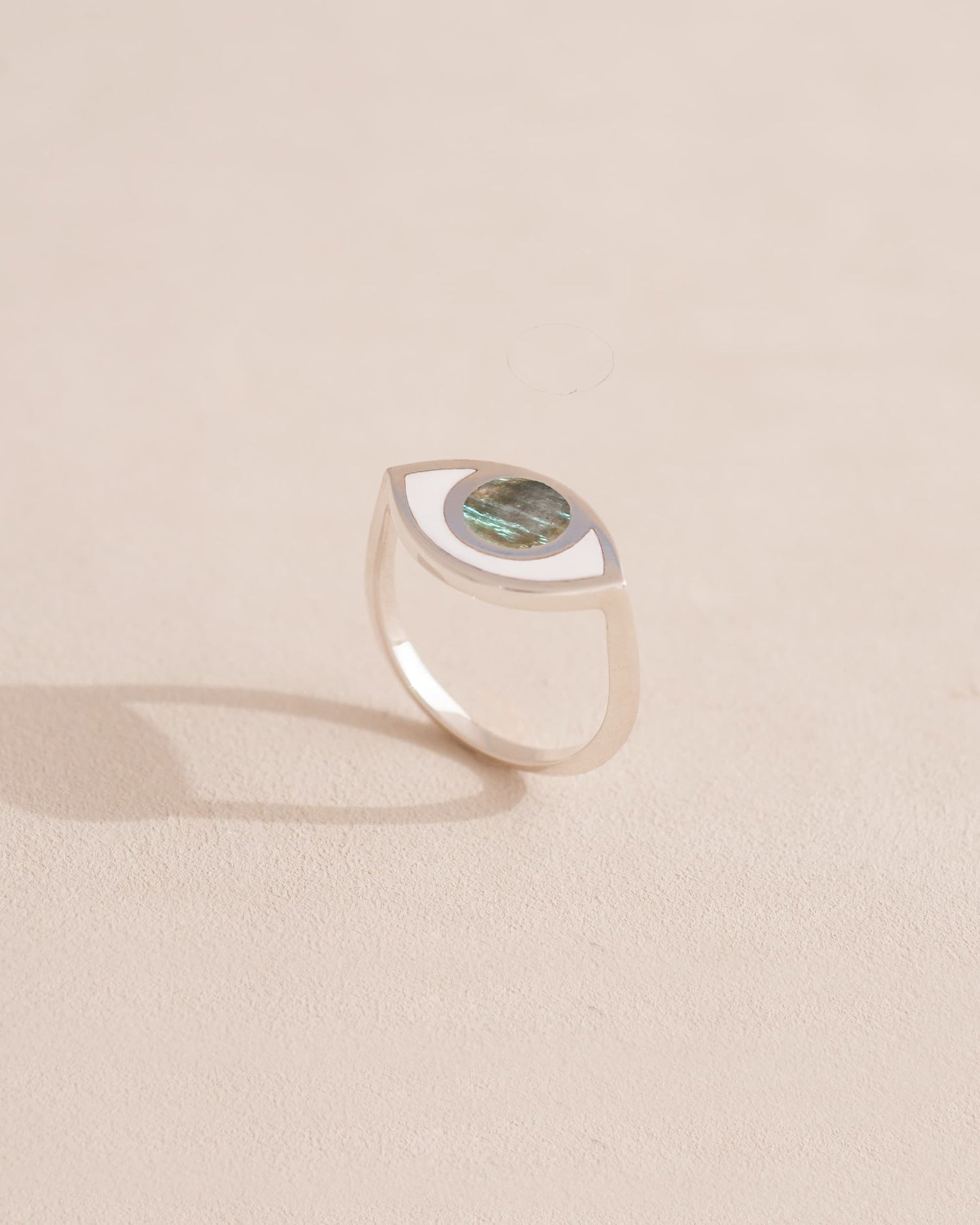 Third Eye ring - Labradorite - Silver