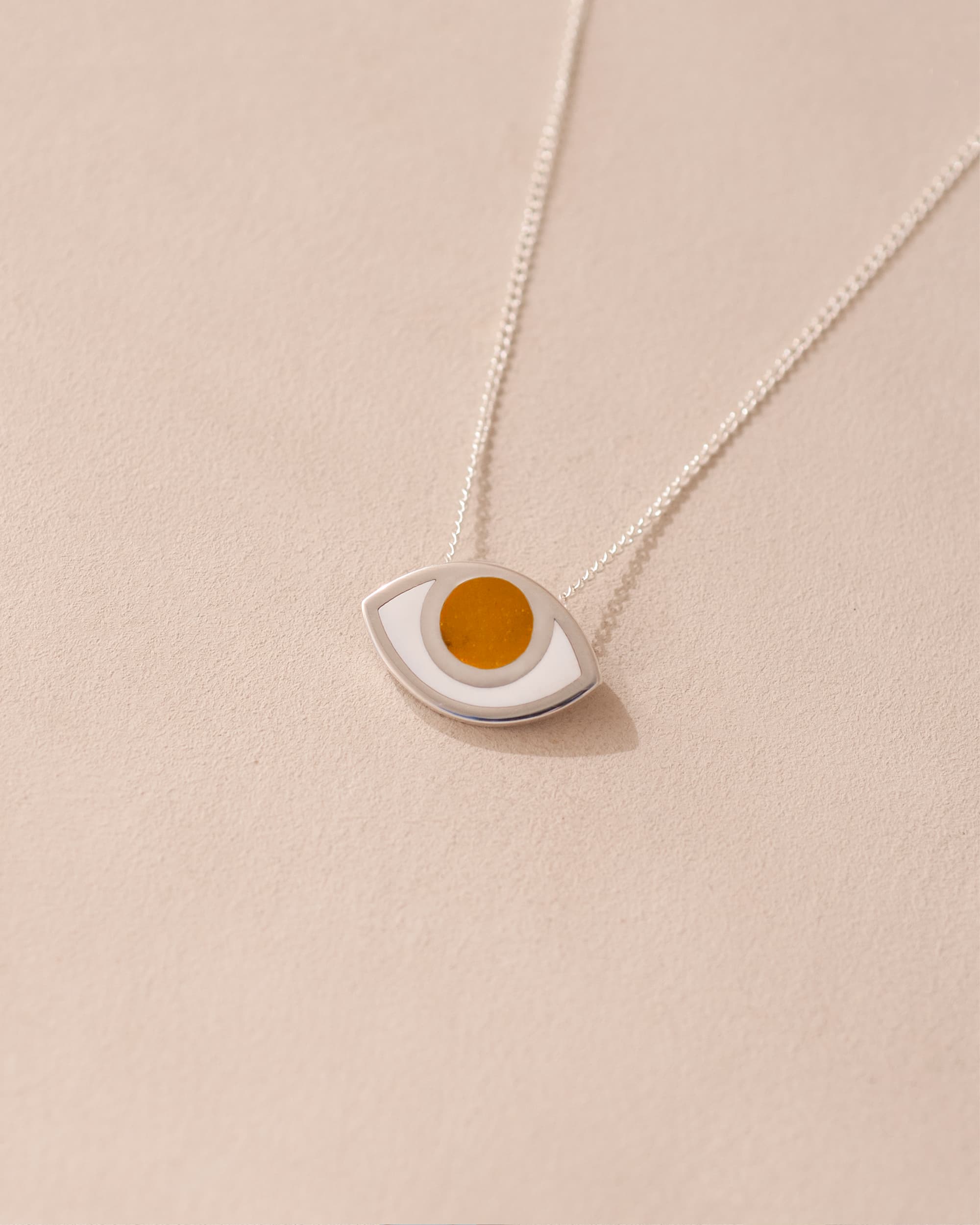 Third Eye pendant - Mookaite - Silver