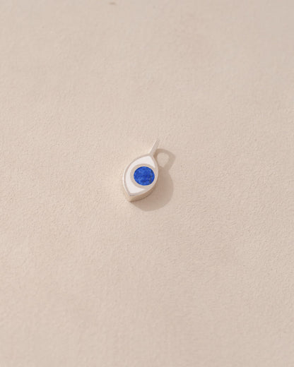 Dije de tercer ojo - Cornalina - Oro amarillo de 14 quilates