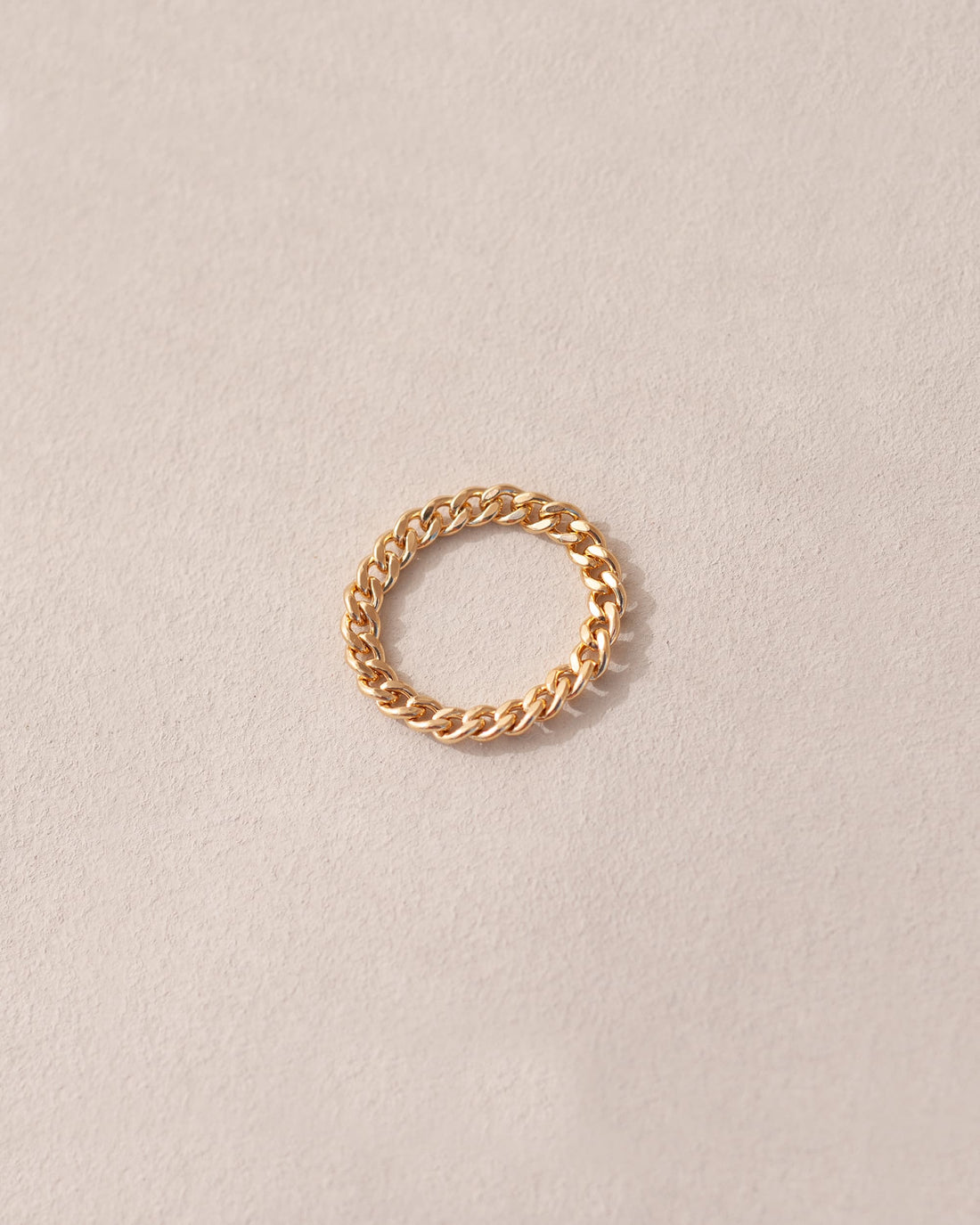 Curve Chain Ring - Vermeil