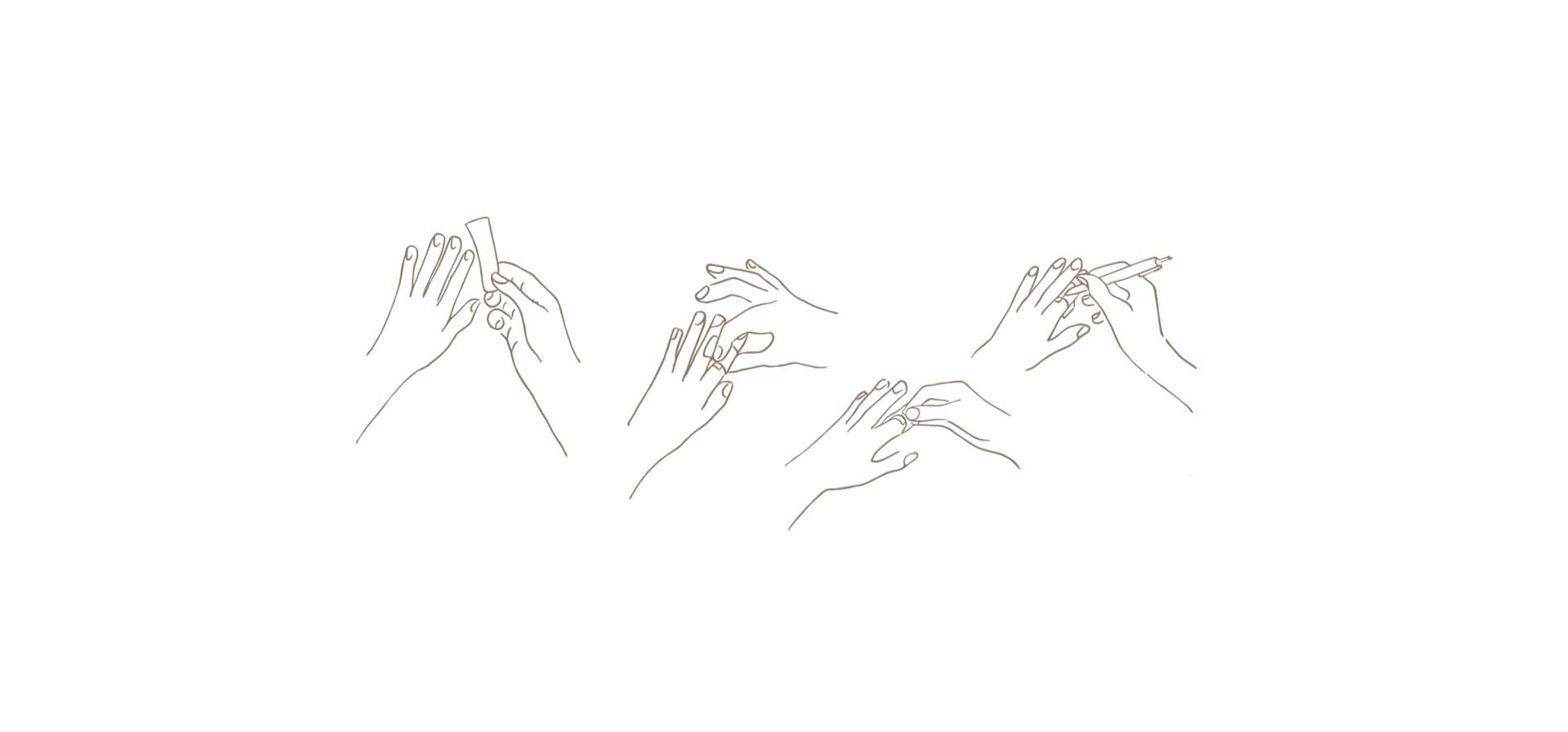 hand drawing illustrating how to measure your ring circumference