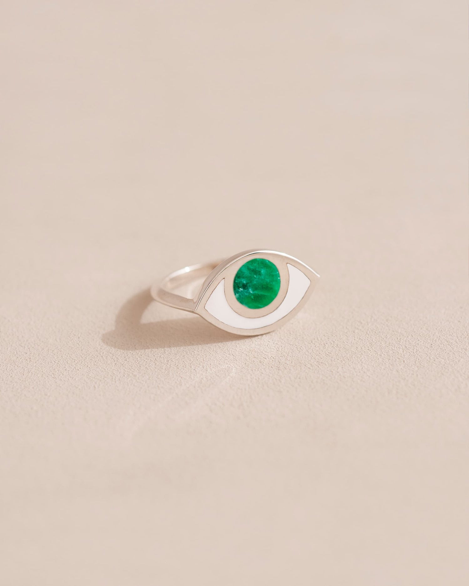 Third Eye ring - Variscite - Silver